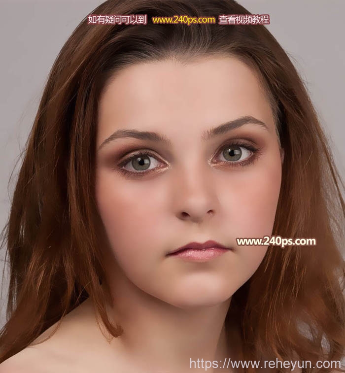PS去除女生脸部斑点瑕疵的磨皮教程 - 第16张  | 热河云