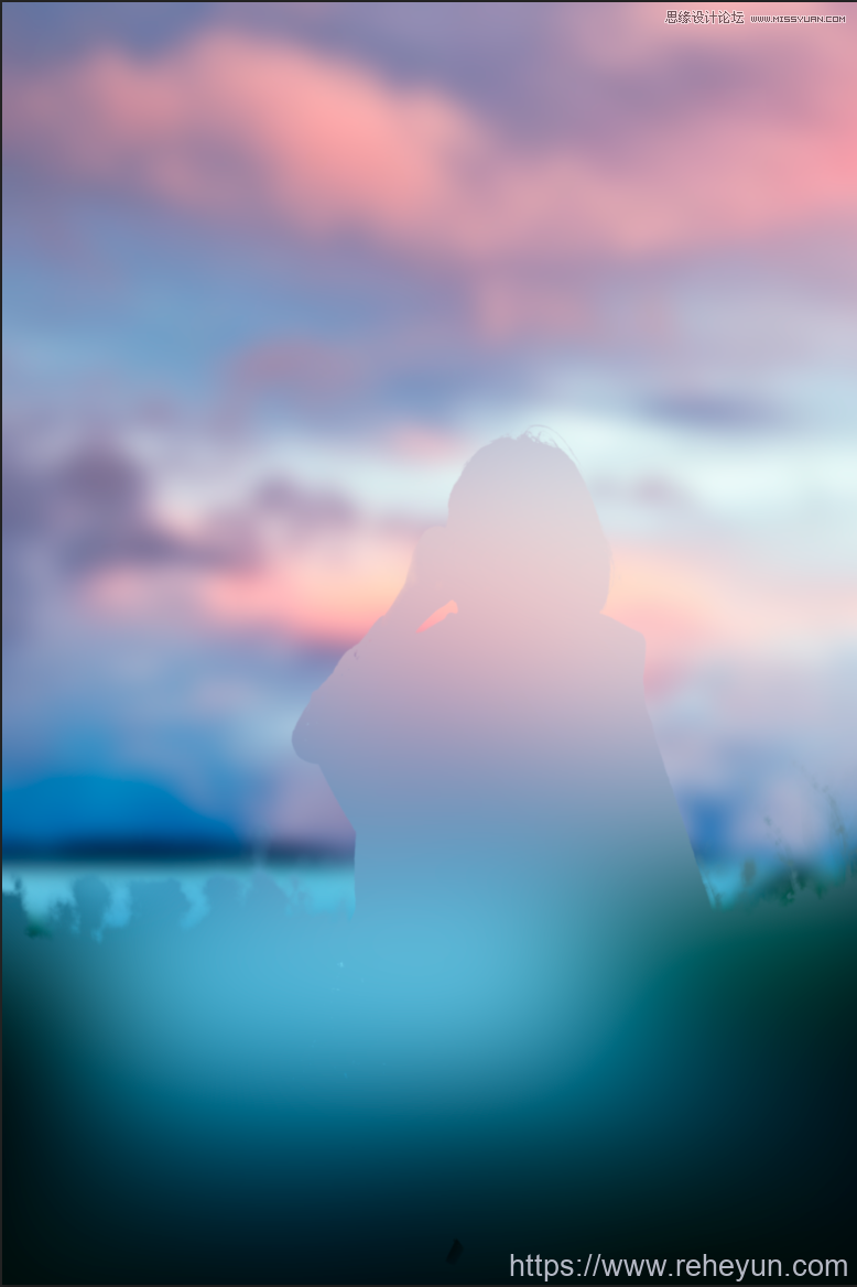 PS软件调出唯美暖色外景天空女生照片-热河云