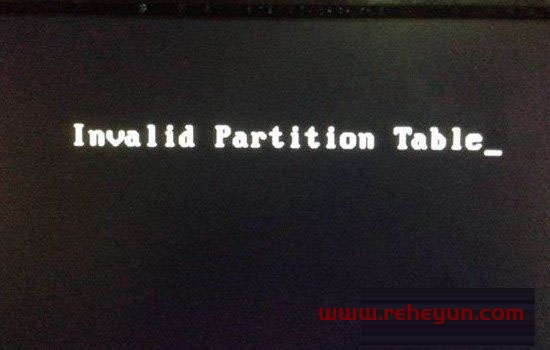 双硬盘开机提示Invalid partition table问题的原因分析及解决方法图解插图1